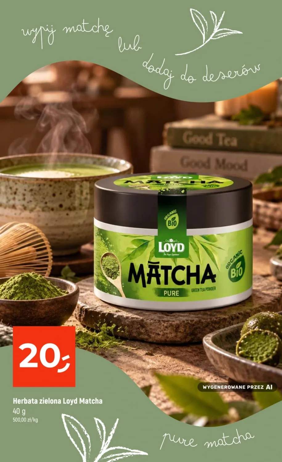 Herbata zielona Loyd Matcha