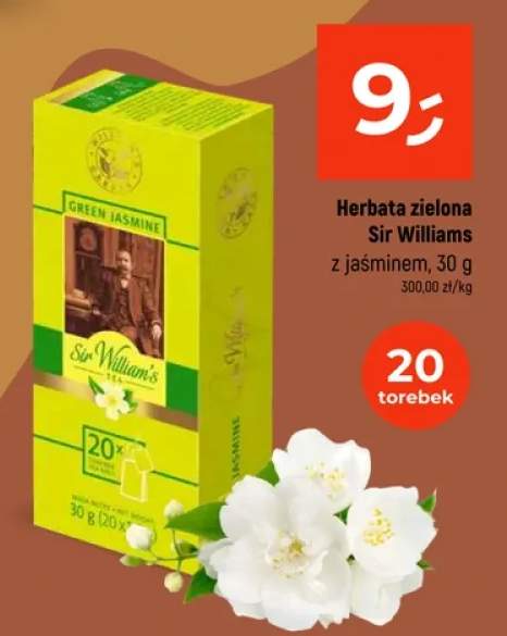 Herbata zielona Sir Williams z jaśminem