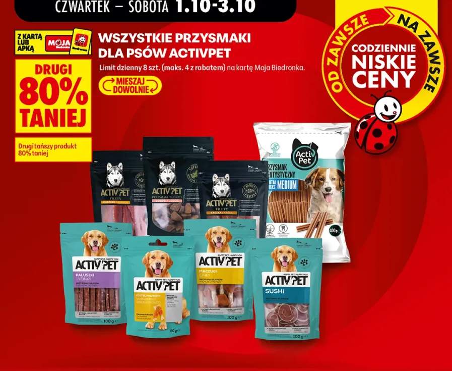 Przysmaki dla psów Activ'Pet +8 wariantów