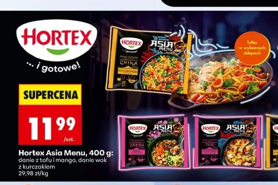 Danie z tofu i mango Hortex Asia Menu +1 wariant