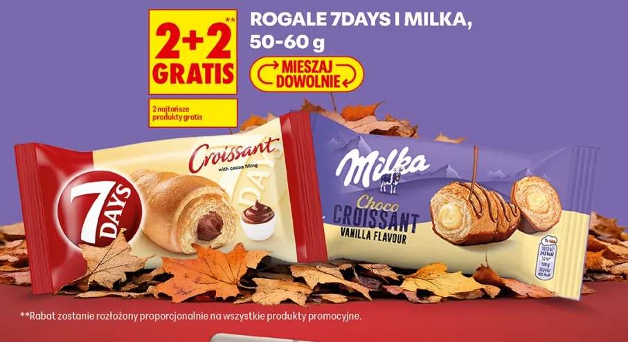 Rogal 7Days Croissant with cocoa filling +1 wariant