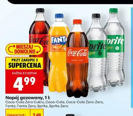 Napój gazowany Coca-Cola Zero Cukru +6 wariantów
