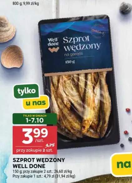 Szprot wędzony Well Done