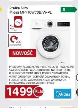 Pralka Slim Midea MF110W70B/W-PL