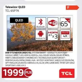 Telewizor Qled Tcl 65P7K