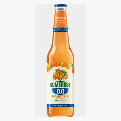 Napój piwny Somersby mandarine 400ml 0% but. bzzw.