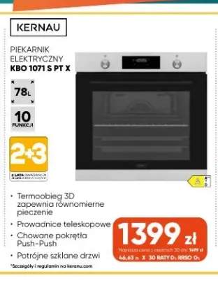 Piekarnik elektryczny Kbo 1071 S Pt X Kernau