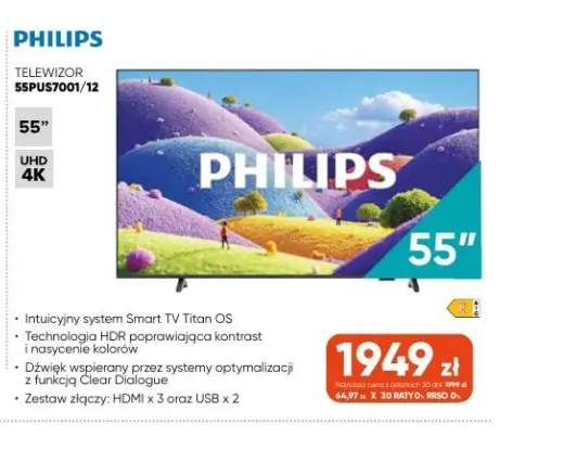 Telewizor 55PUS7001/12 Philips