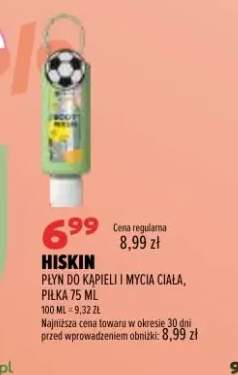 Płyn do kąpieli i mycia ciała piłka Hiskin