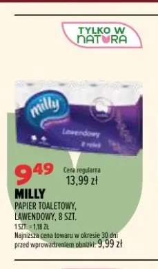 Papier toaletowy lawendowy 8-pak Milly