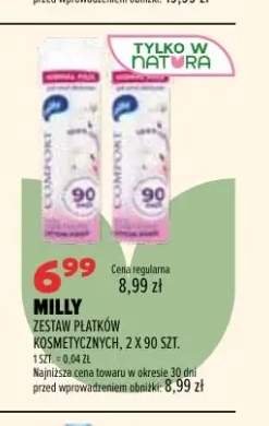 Zestaw płatków kosmetycznych 2-pak Milly