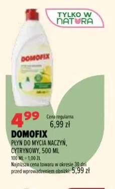 Płyn do mycia naczyń cytrynowy Domofix