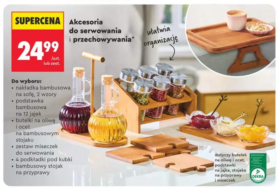 Podstawka bambusowa na 12 jajek Smukee +5 wariantów