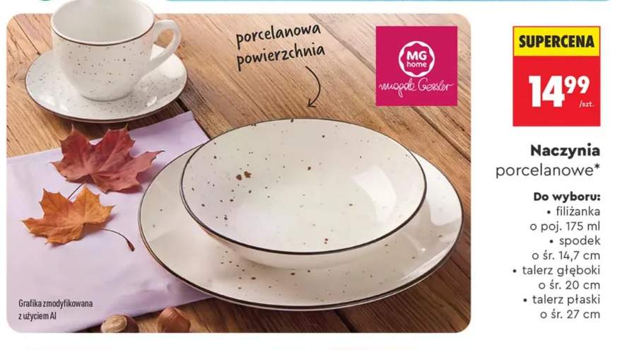 Filiżanka porcelanowa 175 ml Mg Home +3 warianty