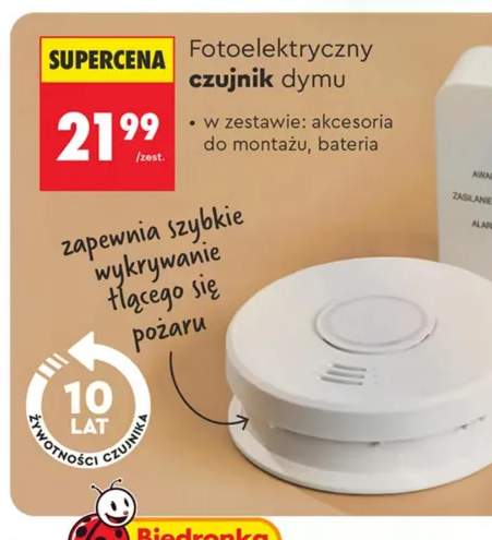 Fotoelektryczny czujnik dymu