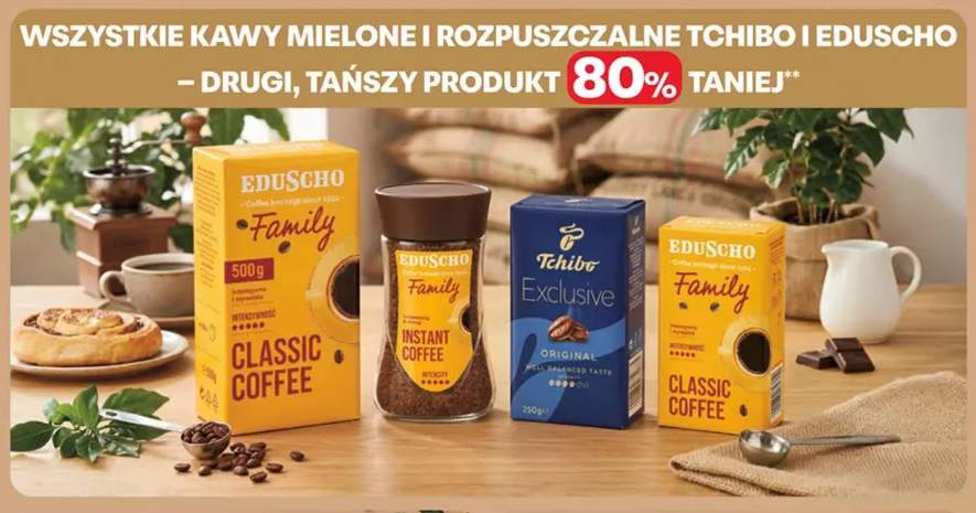 Kawy mielone i rozpuszczalne Tchibo i Eduscho +3 warianty