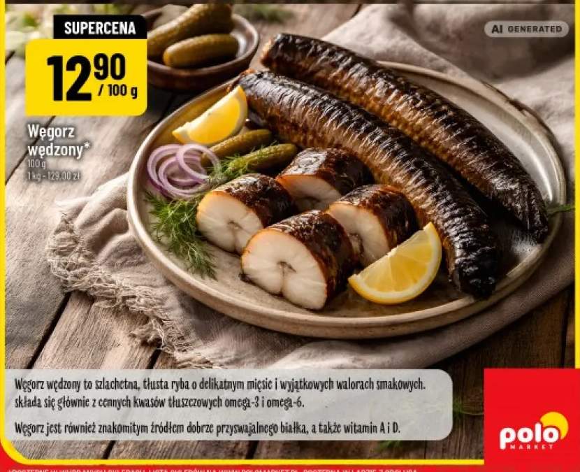 Węgorz wędzony