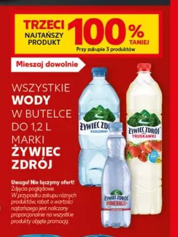 Woda niegazowana Żywiec Zdrój +3 warianty
