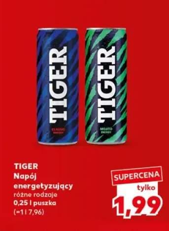 Napój energetyzujący Classic Tiger +1 wariant