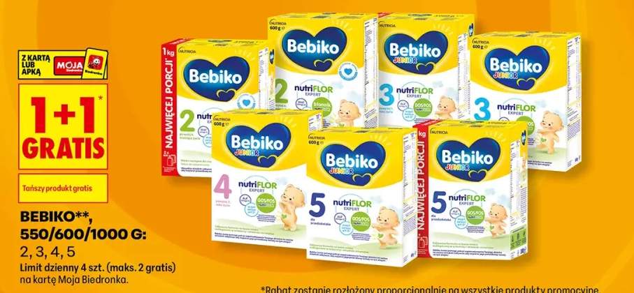 Mleko modyfikowane Bebiko 2 +3 warianty