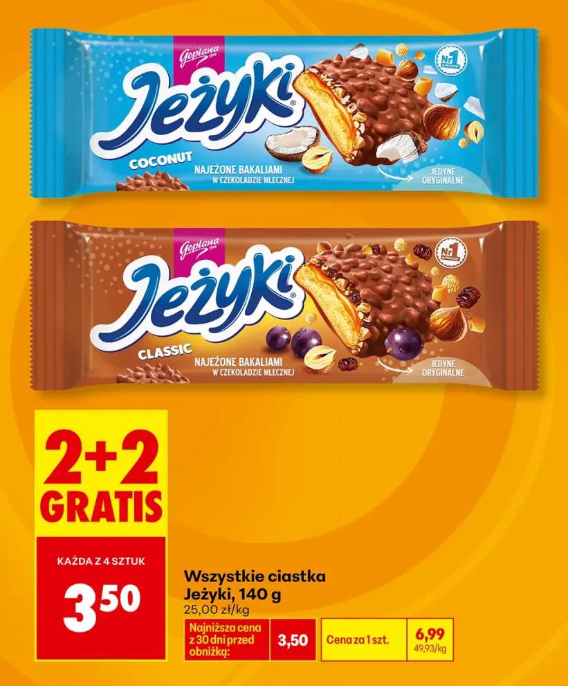 Ciastka Jeżyki +2 warianty