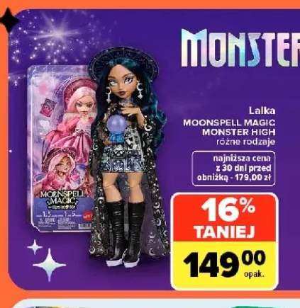 Lalka Moonspell Magic Monster High