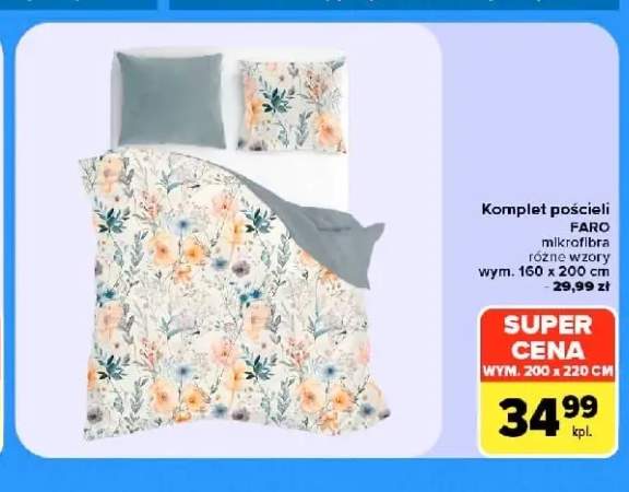 Komplet pościeli mikrofibra Faro 160x200 cm +1 wariant
