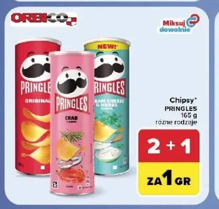 Chipsy Pringles Original +2 warianty