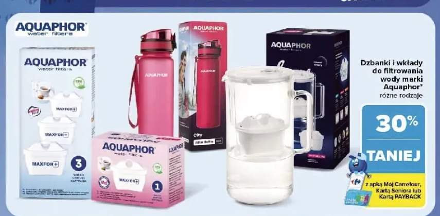 Dzbanki i wkłady do filtrowania wody Aquaphor