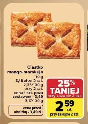 Ciastko mango-marakuja
