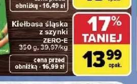 Kiełbasa śląska z szynki Zero-E