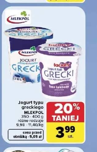 Jogurt typu greckiego Mlekpol