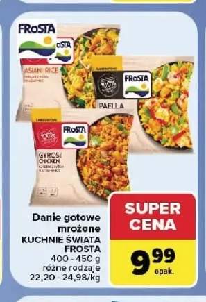Danie gotowe mrożone Kuchnie Świata Frosta