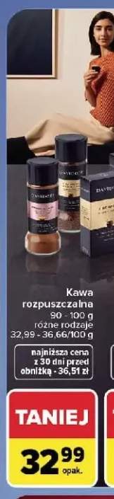 Kawa rozpuszczalna Crema Intense Davidoff +1 wariant
