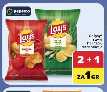 Chipsy Lay's Paprika +1 wariant