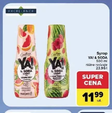Syrop Ya! & Soda grapefruit Excellence +1 wariant