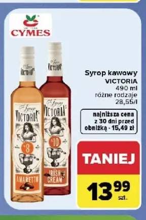 Syrop kawowy amaretto Victoria +1 wariant