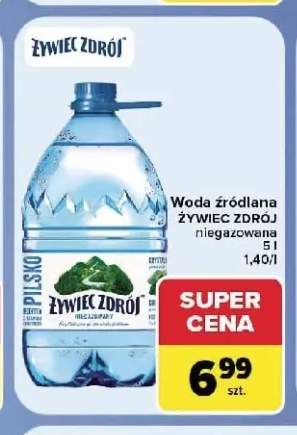 Woda źródlana niegazowana Żywiec Zdrój