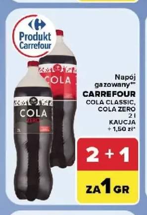 Napój gazowany Carrefour Cola Classic +1 wariant