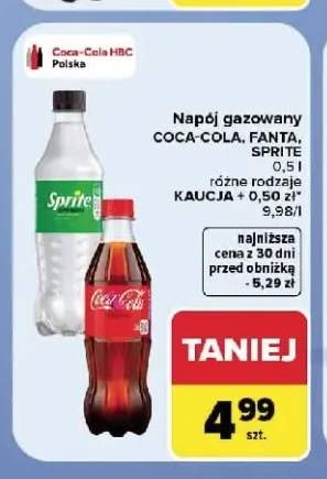 Napój gazowany Coca-Cola +2 warianty
