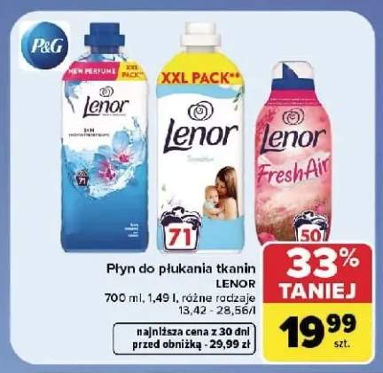 Płyn do płukania tkanin Lenor