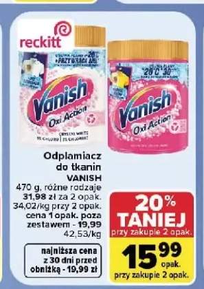 Odplamiacz do tkanin Vanish