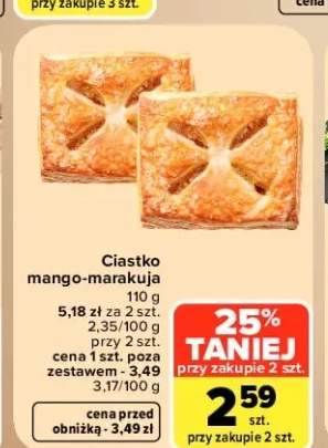 Ciastko mango-marakuja