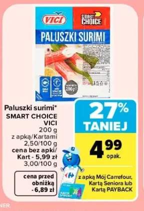 Paluszki surimi Smart Choice Vici