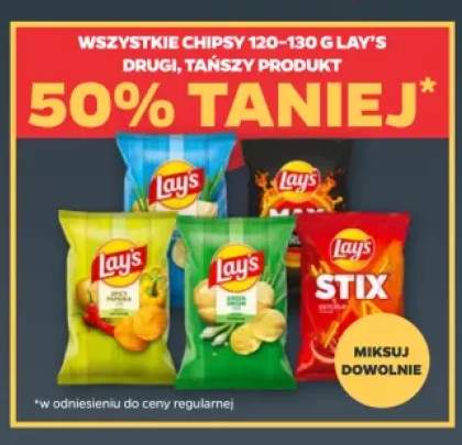 Chipsy 120-130 g Lay's +4 warianty