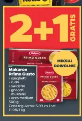 Makaron Primo Gusto spaghetti +4 warianty