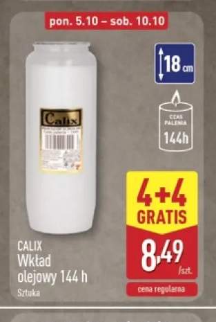 Wkład olejowy 144 h Calix