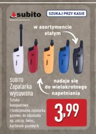 Zapalarka wysuwana Subito
