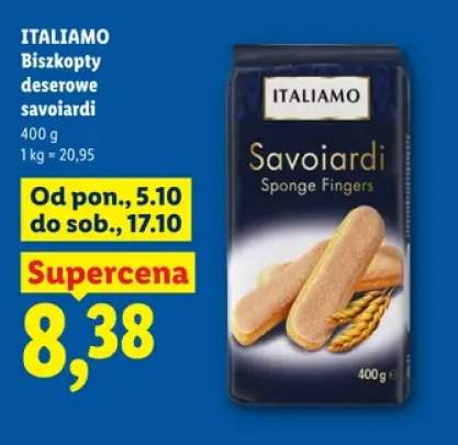 Biszkopty deserowe savoiardi Italiamo