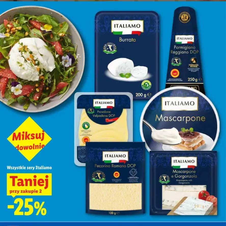 Ser Burrata Italiamo +6 wariantów